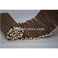 willow hurdle roll/ willow edging/willow border/wicker hurdle