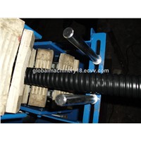 PVC coated interlocked flexible metal hose pipe machine