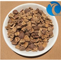 Skimmed walnut shell filter media