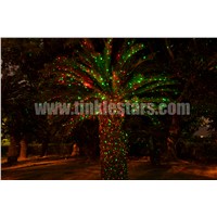 elf laser christmas landscape garden light