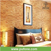 Beautiful Room decorated with Natural Cork wallpaper