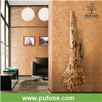 Wall decoration with natural wallpaper,design, collection