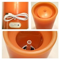 Home decoration flameless led water fountain battery operated candles