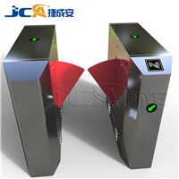304 stainless steel RFID full automatic access control flap turnstile