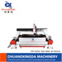 CKD-CNC Three-axis water jet cutting machine/bridge saw waterjet cutting machine,gantry waterjet