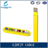 High Quality Gjdfjv 4-12 Core Indoor Flat Fiber Ribbon Cable Optical Fiber Cable Price