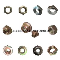 Hardware fasteners steel hex head wheel nut with oem service