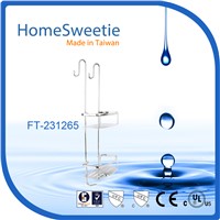 HomeSweetie Stainless Steel 2-Tier Bathroom Shelf