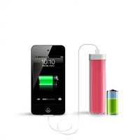 Full Color Logo Lipstick Sized ROHS Power Bank Charger for France Market