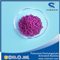 Potassium permanganate activated alumina KMnO4 AA for removal harmful gases