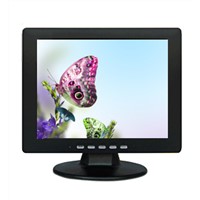 10-inch TFT security LCD Display with 800 x 600 Pixels, BNC/VGA/RCA Optional