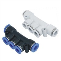 pneumatic plastic coupling fitting connector