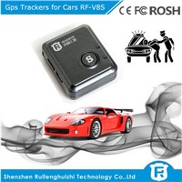 Reachfar manufacture rf-v8s mini vehicle gps car tracker with sos button alarm