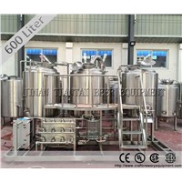 600L stainless steel beer brewing equipment