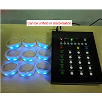 15 Color Remote Control Partiton Overall Unified Discoloration LED Wristband