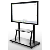 84 inch stand interactive touch kiosk for school