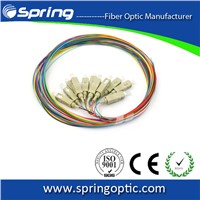 12 color Fiber Optic Pigtail SC/UPC MM pigtail