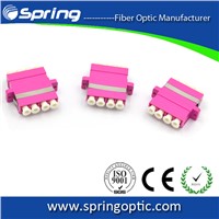 LC OM4 Quad Optic Fiber Adapter