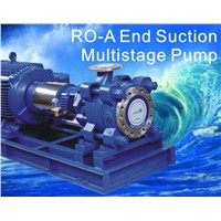 End suction multiplestage centrifugal pump