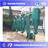 hot air flow dryer for wood sawdust
