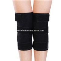 Adjustable Black Knee Support with Strong Velcro Closure