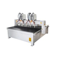 Multi spindle cnc router wood carving machine price mdf cutting machine