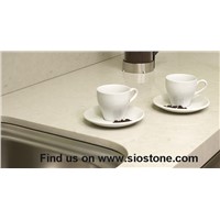 Quartz Stone Pre-Fabricated Tops Customized Countertop Shapes with Various Edge Profiles