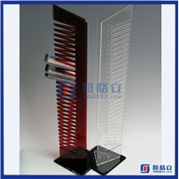 Acrylic retail DVD display stands