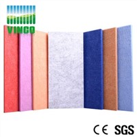 100% raw material polyester fiber acoustic panel for room decoration