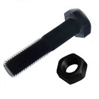 DIN933 DIN931Carbon Steel Black HDG Hex Head Bolts and Nuts