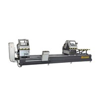 Double head precision cutting saw for aluminum door and window