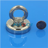 Neodymium magnetic hook with circular rings