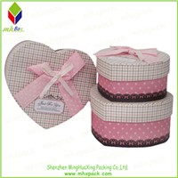 Custom Size Heart-Shaped Paper Packing Gift Box