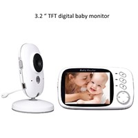 3.2 inch Color Wireless Video Baby Monitor 2 Way Talk Night Vision