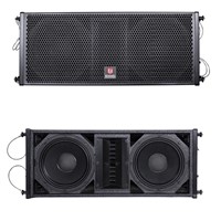Dual 10'' Powerful Sound Speaker Line Array System Professional Line Array