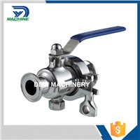 Sanitary Stainless Steel Clamped Ball Valve