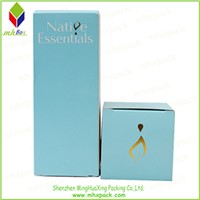 Blue folding Cardboard Gift Cosmetic Box