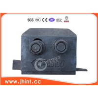 100kg double hole cast steel rail cilp