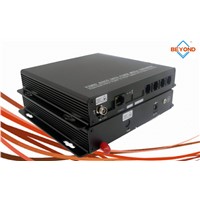 Telephone/Ethernet multiplexers to fiber optic over multimode or single mode