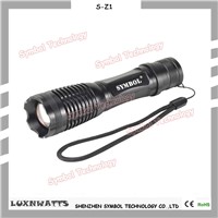 100% Brand New CREE XM-L T6 LED Adjustable Focus Torch Flashlight leds