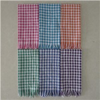 Cotton Jacquard Yarn Dyed Wholesale Check Tea Towel Kitchen Towel Dish Cloth South America