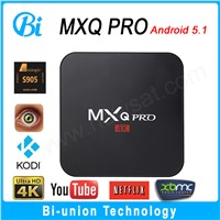 MXQ PRO ANDROID TV BOX S905 1+8G 4K ott tv box androiid 5.1