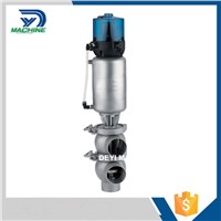 sanitary stainless steel ss304 pneumatic diverter valve