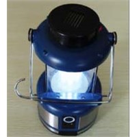 LED camping lantern, portable mini outdoor camping light, solar rechargeable camping lantern