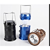 LED outdoor camping light,portable mini camping lantern solar rechargeable ABS material