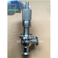 Stainless Steel Food Grade Safety Valve Tri Clamp Ends