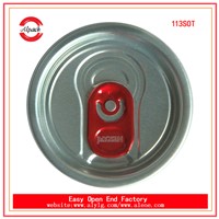 Wholesale aluminum easy cap 113#SOT beverage easy open end for drinks