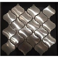Beveled Arabesque Stainless Steel Tiles