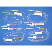 Disposable infusion set with filter