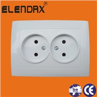 Elendax Electrical double wall socket (F9209)